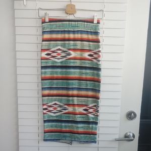 UO Patterned Midi Skirt